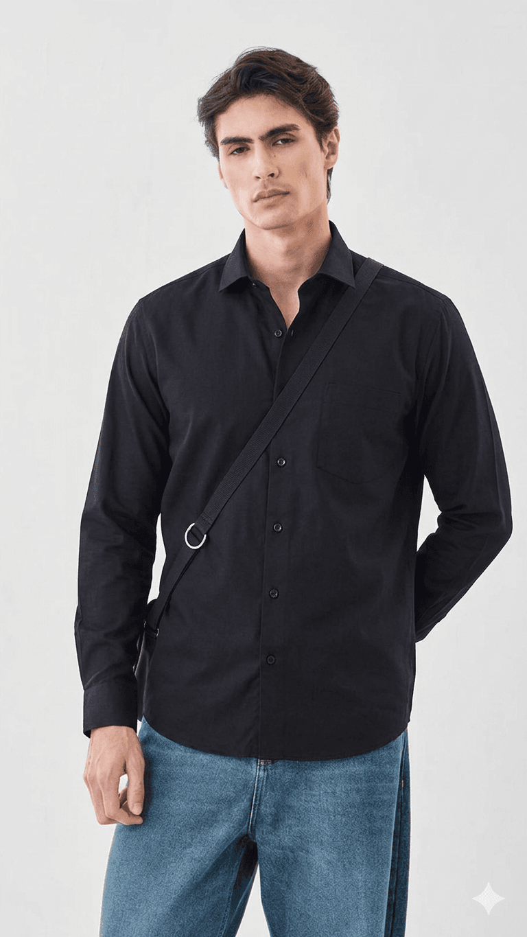 Long-Sleeve Button-Down Shirt 2